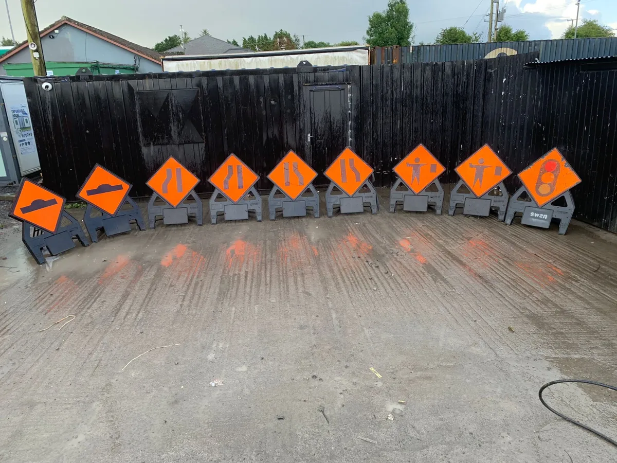Variety Of Road Construction Signs - Image 1