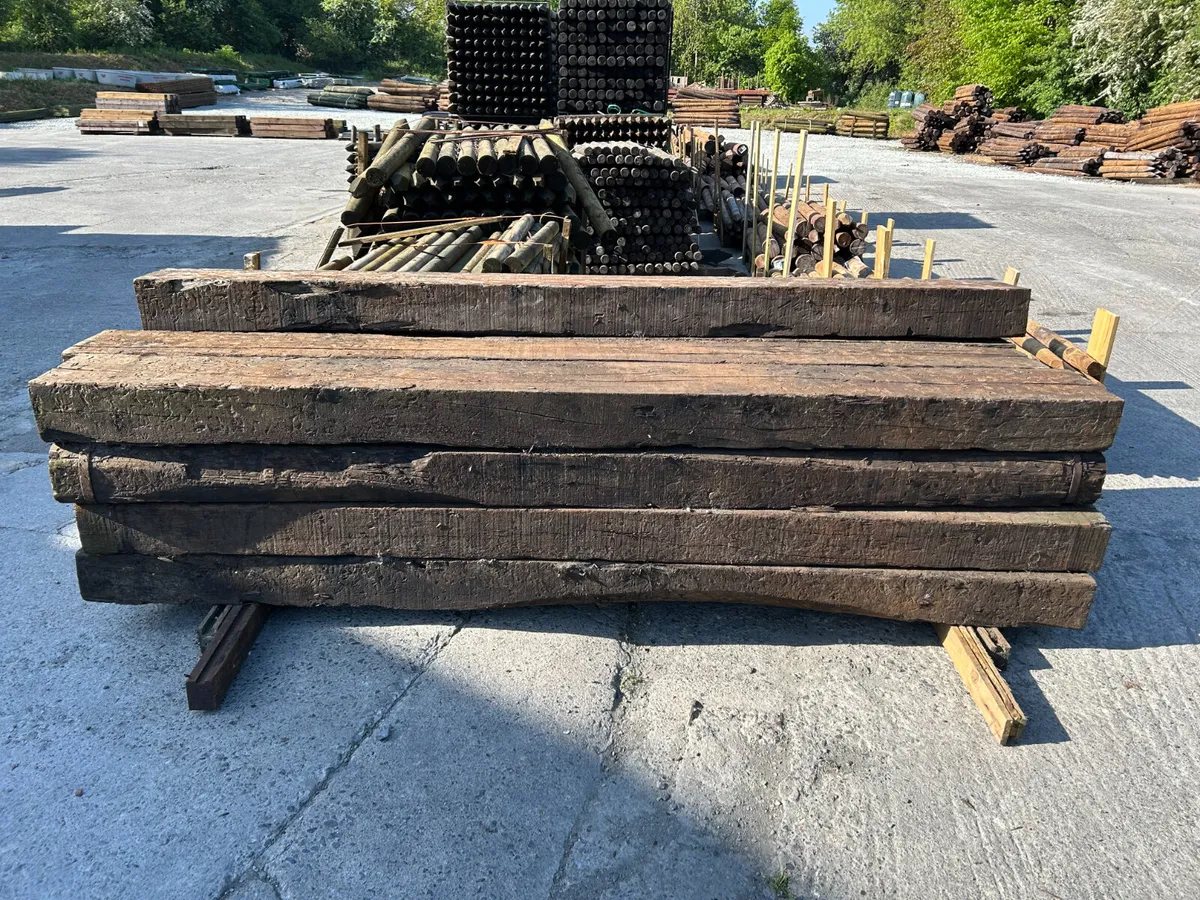 SLEEPERS AT FRS FENCING TINAHELY - Image 1