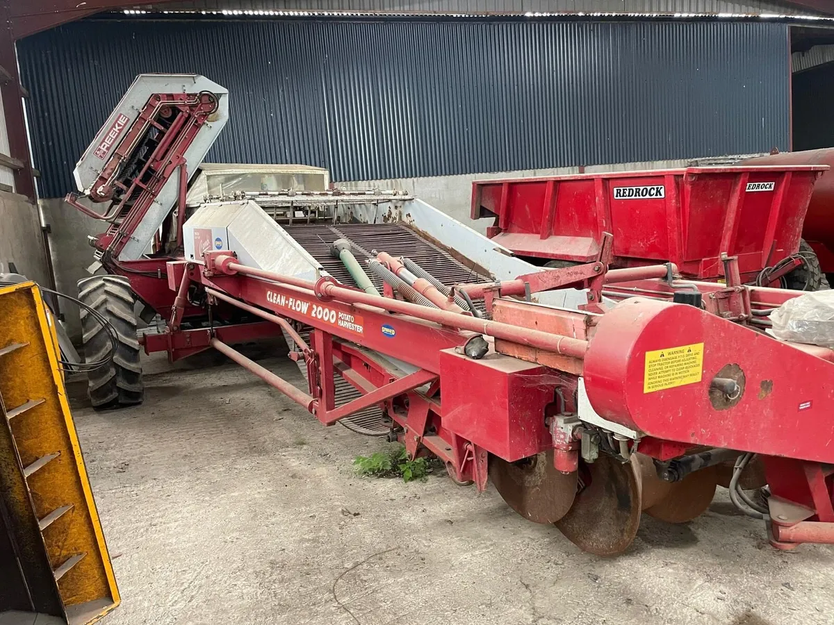 Reekie potato harvester and KV 2100 - Image 2