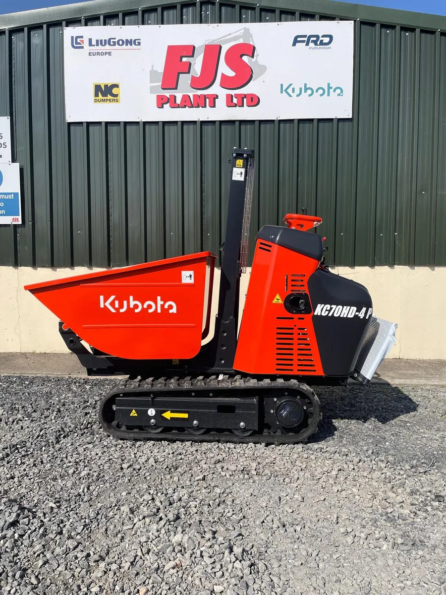 Kubota KC70HD-4 P tracked dumper - Image 1