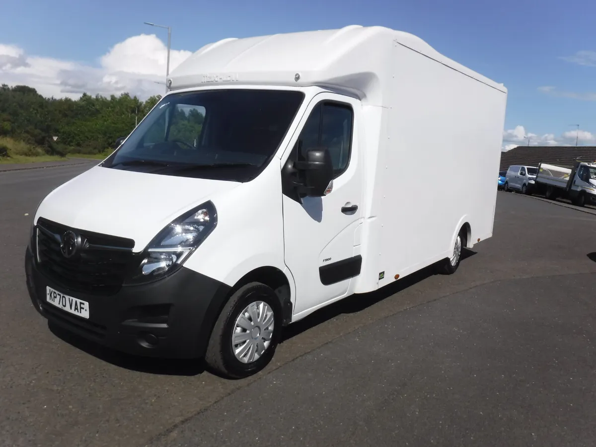 Vauxhall Movano 2020 13ft 6" MAXI/LOW Luton box . - Image 2