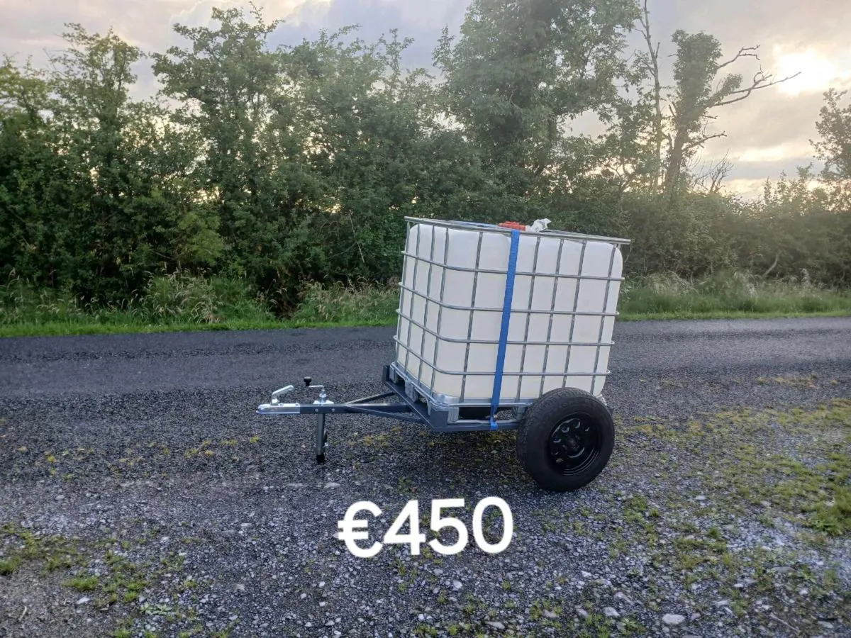 New Mobile water tank trailer - Image 1