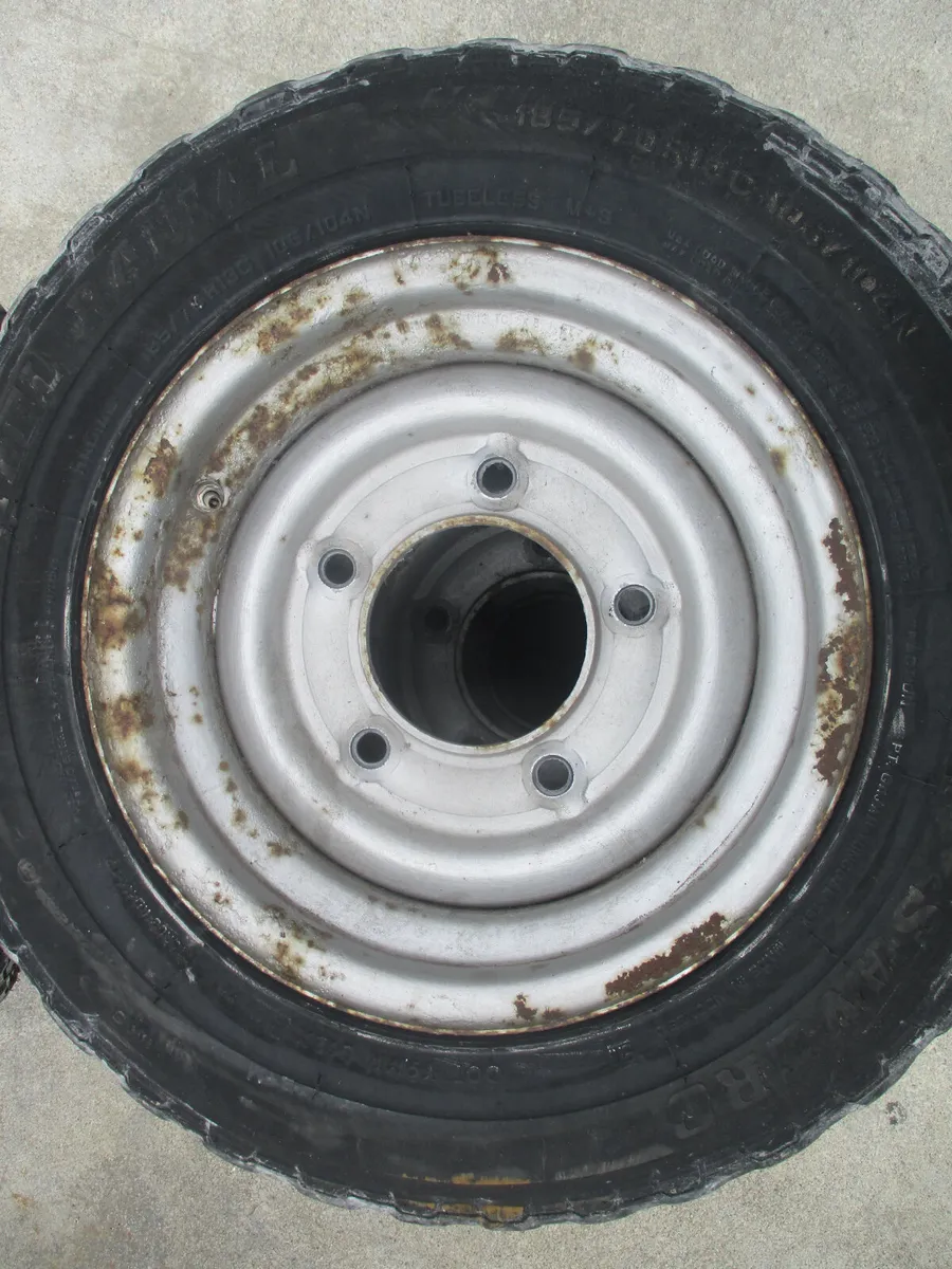 trailer tyres wheels 185  / 70/ R13 - Image 4