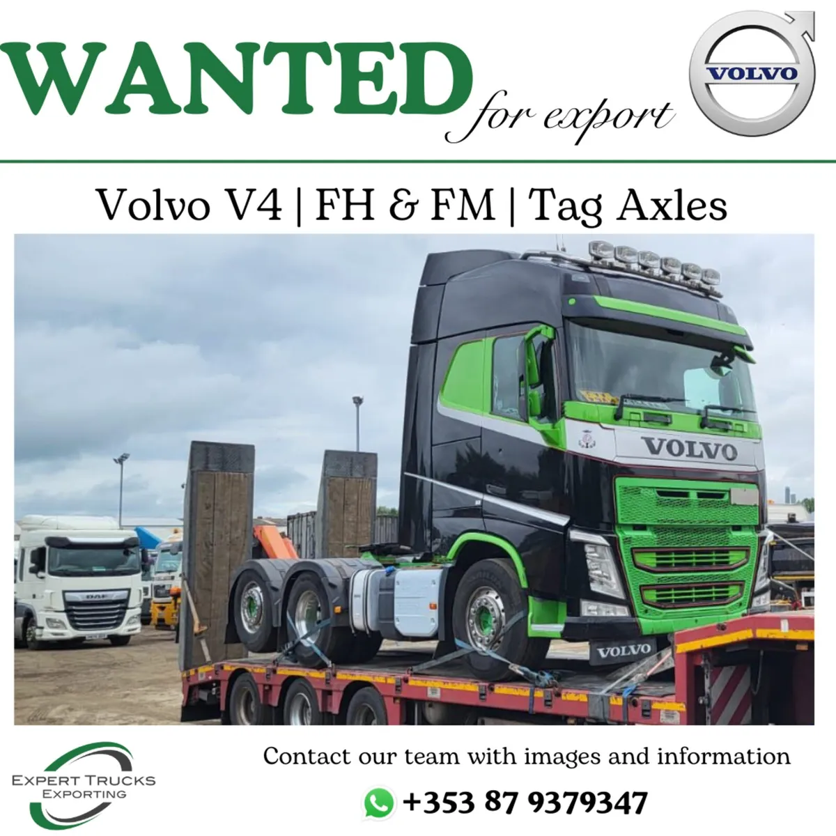 Volvo V4 Tag Axle | WANTED FOR EXPORT