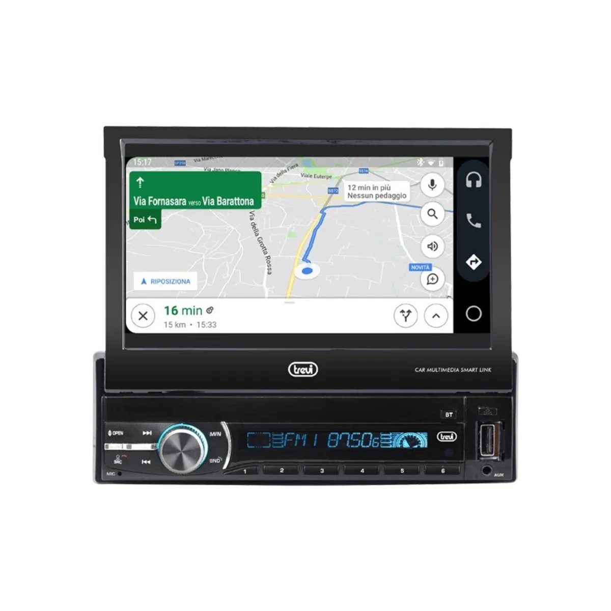 Trevi MDV 6380 DAB Car Stereo 200W, Bluetooth - Image 2