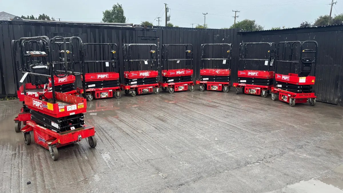 Choice of Pop-up Pro10 Scissor Lifts - Image 2