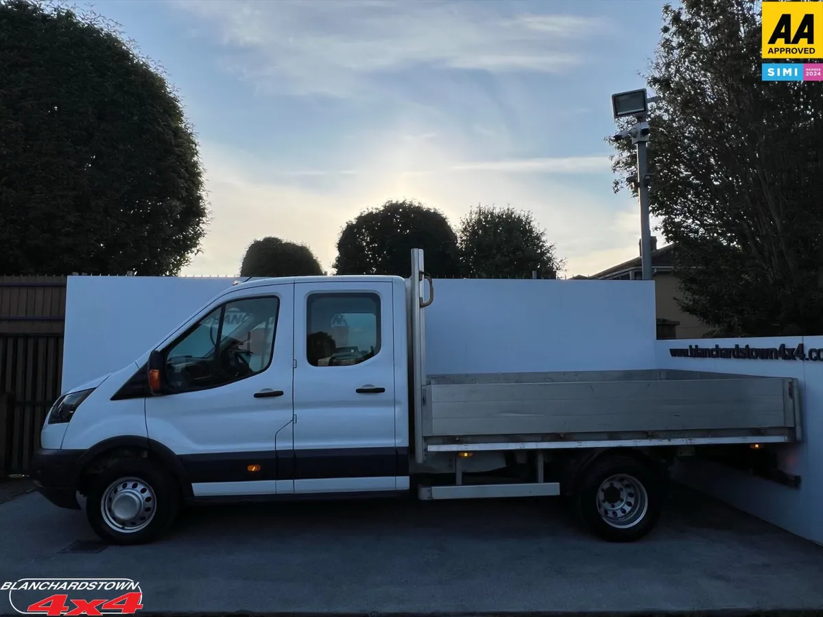 FORD TRANSIT DROPSIDE 7 SEAT CREWCAB ONLY 80000km - Image 2