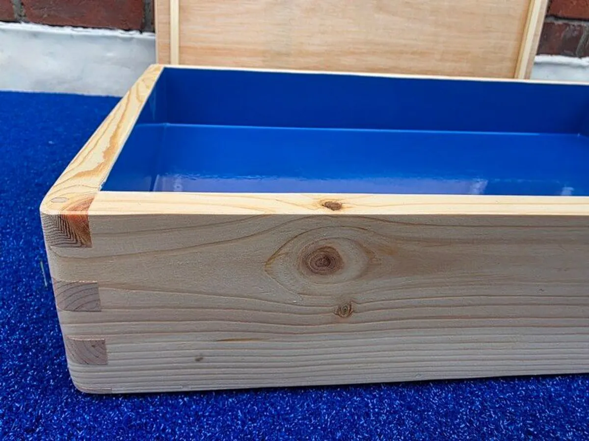 Theraupetic wooden tray with lid - Image 3