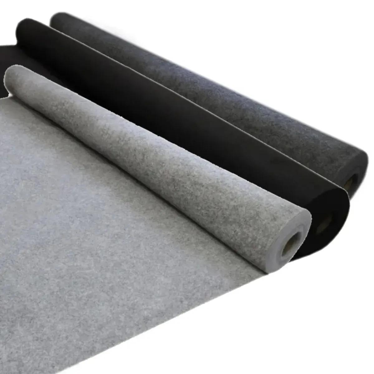 Van Carpet Lining – Black, Silver/Anthracite Grey - Image 1