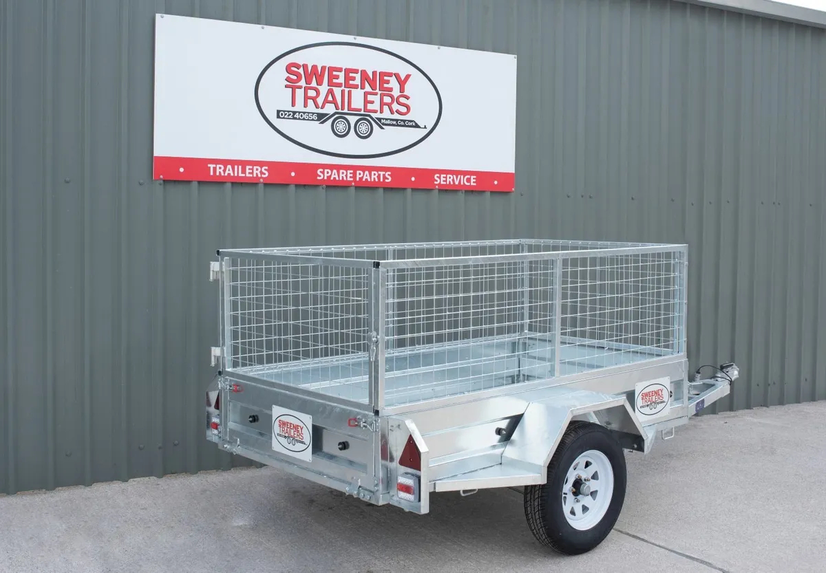 Sweeney 7 x 4 Galvanised Single Axle Trailer - Image 2
