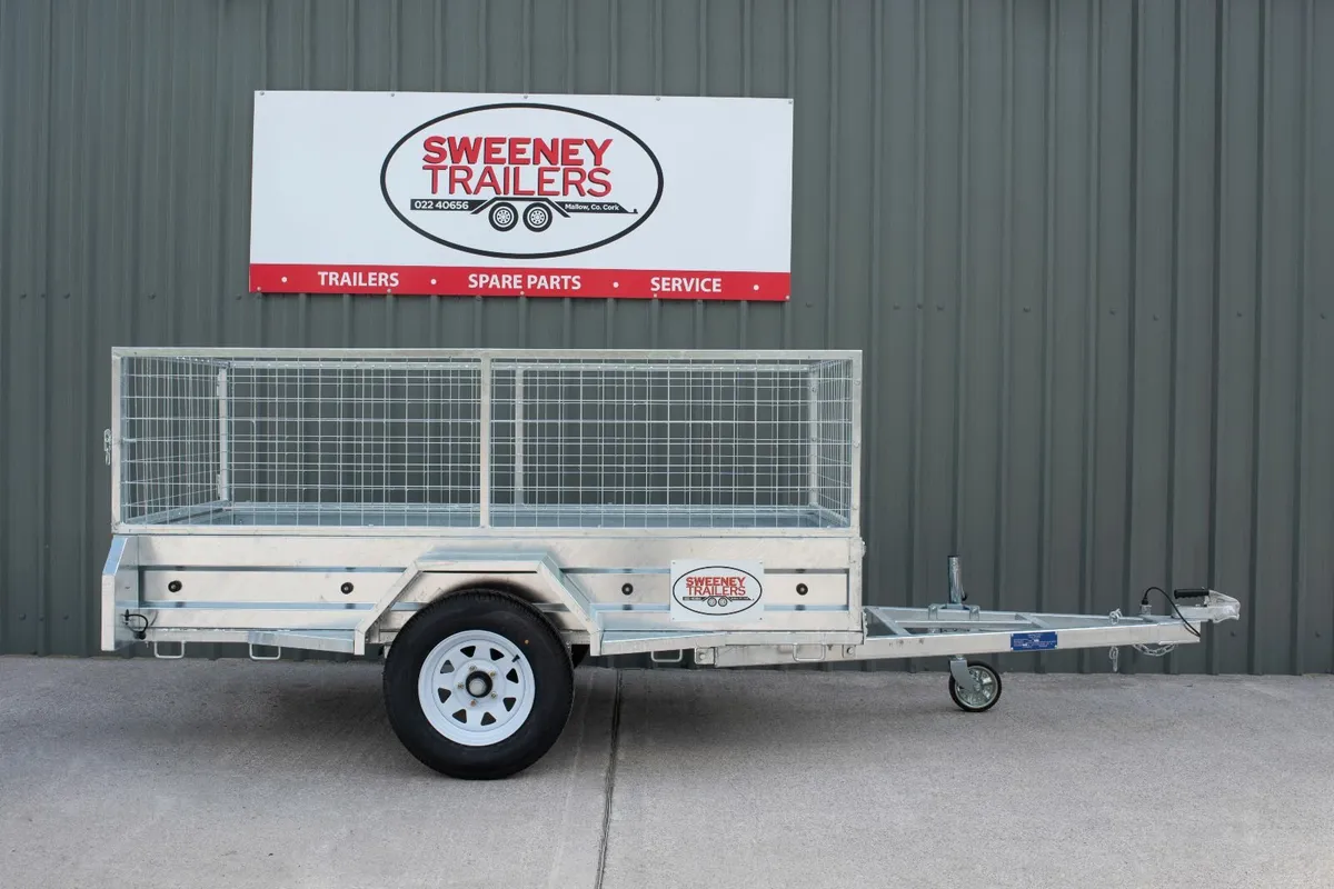 Sweeney 8 x 4 Galvanised Single Axle Trailer - Image 4