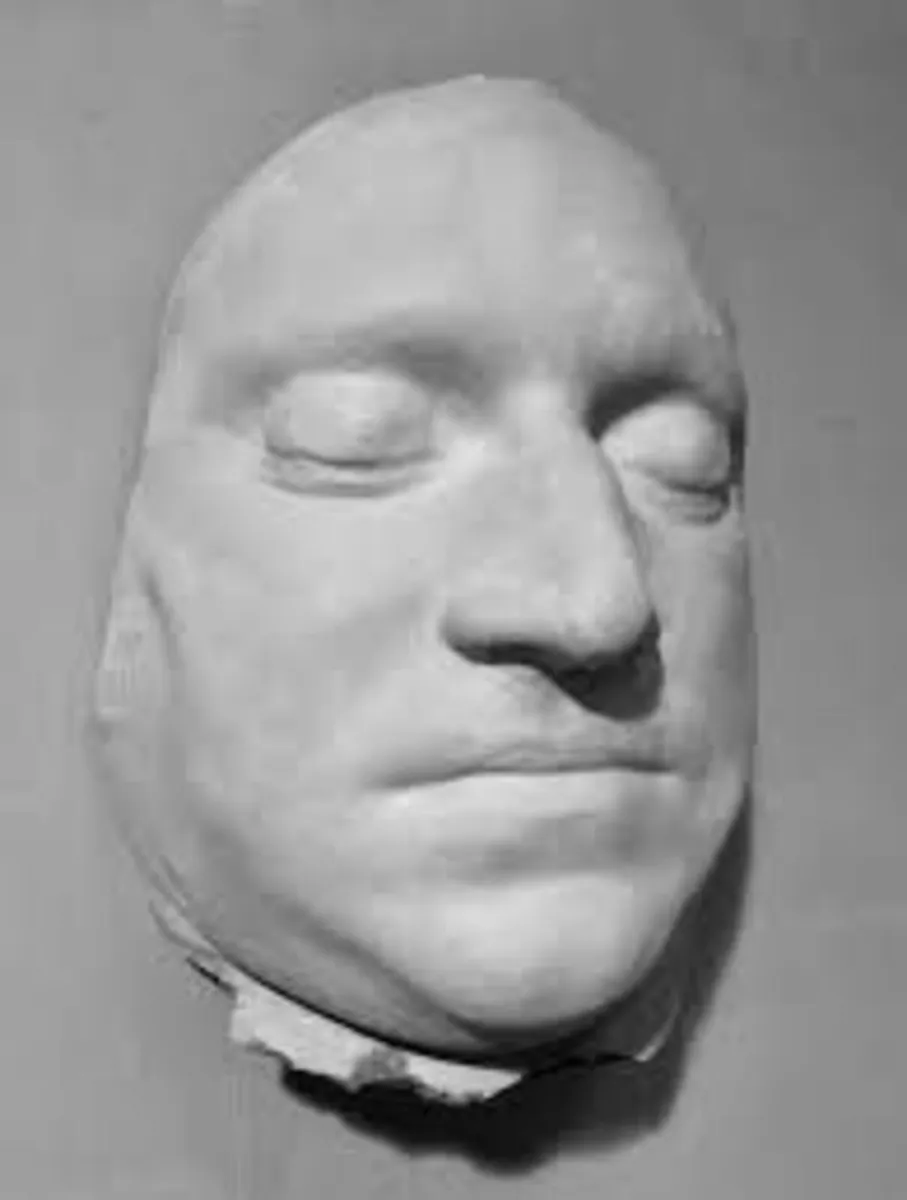 ORIGINAL DEATHMASKS  BY DR. NICHOLAS