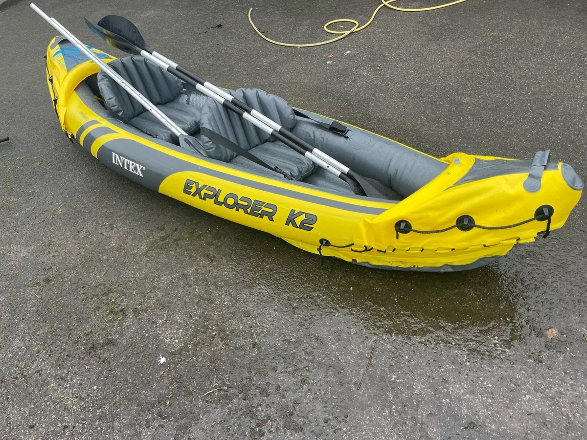 inflatable canoe 2 man - Image 1