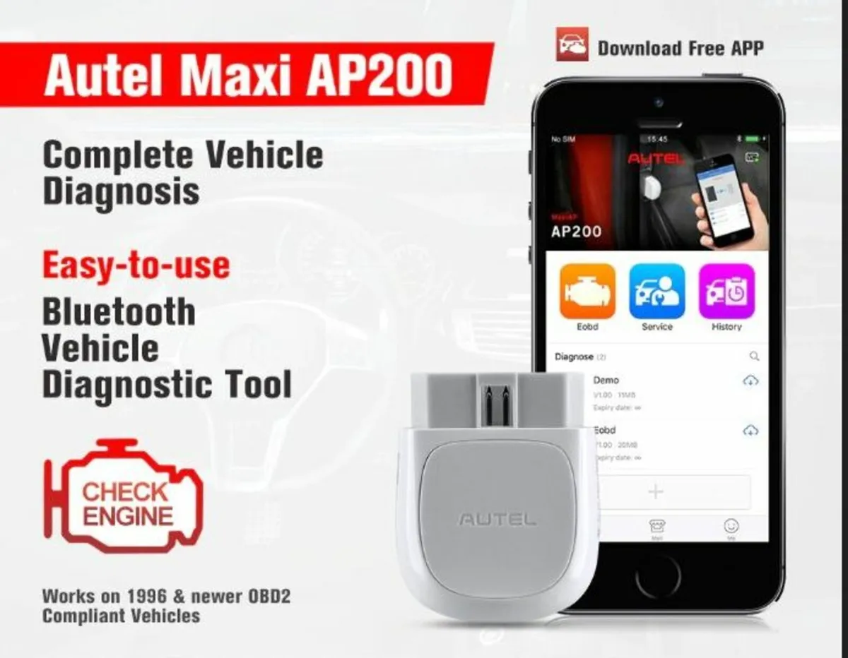 Autel AP200 Bluetooth Scanner - Image 1