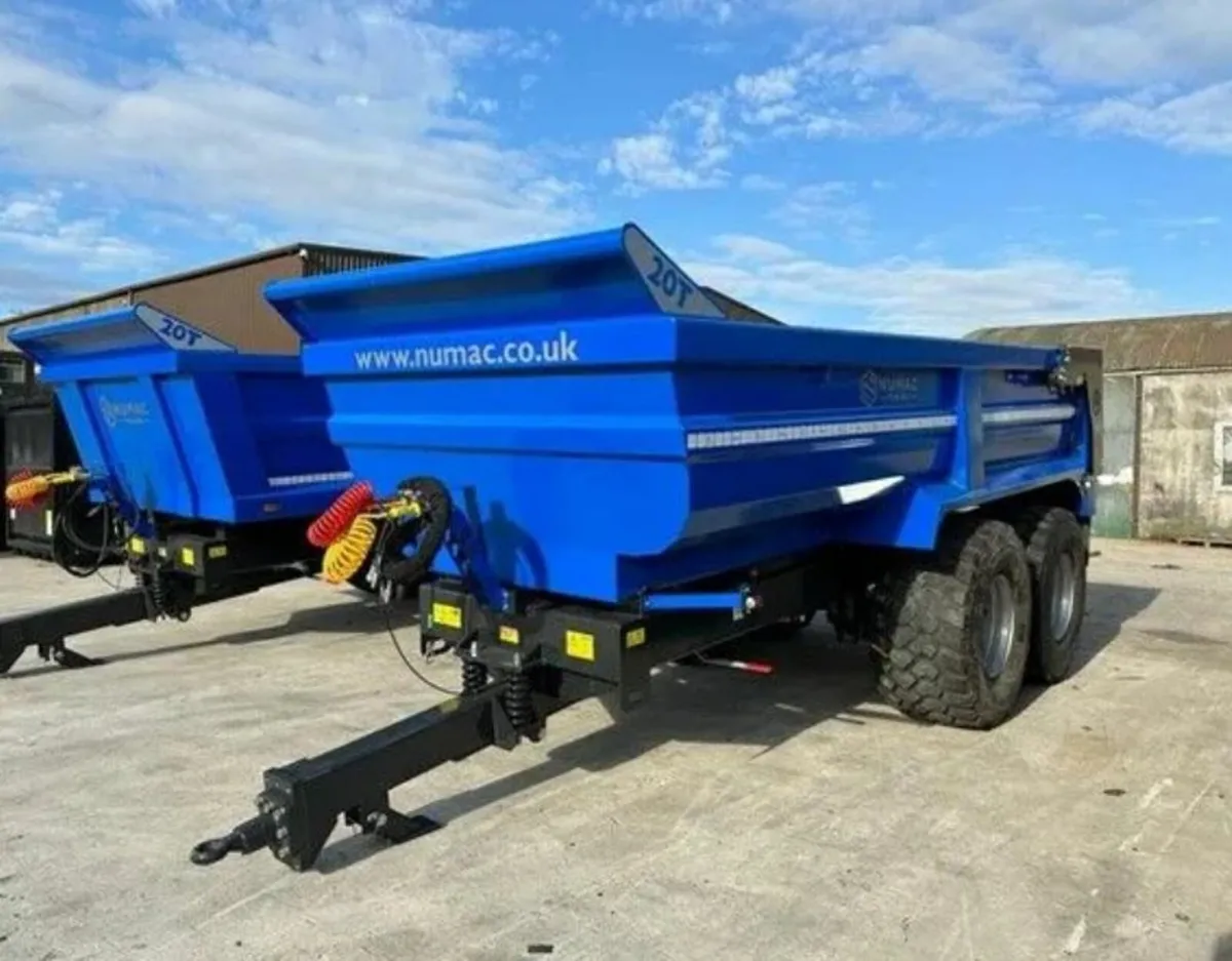 Numac 20T Halfpipe Dump Trailer NEW - Image 2