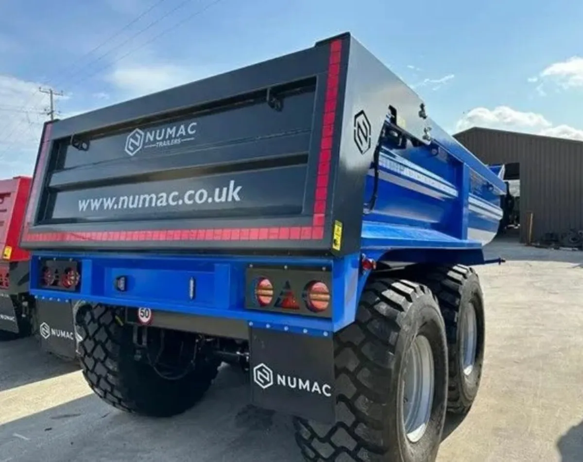 Numac 20T Halfpipe Dump Trailer NEW - Image 4