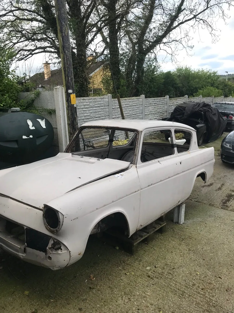 2 x 1967 Ford Anglia projects. - Image 1