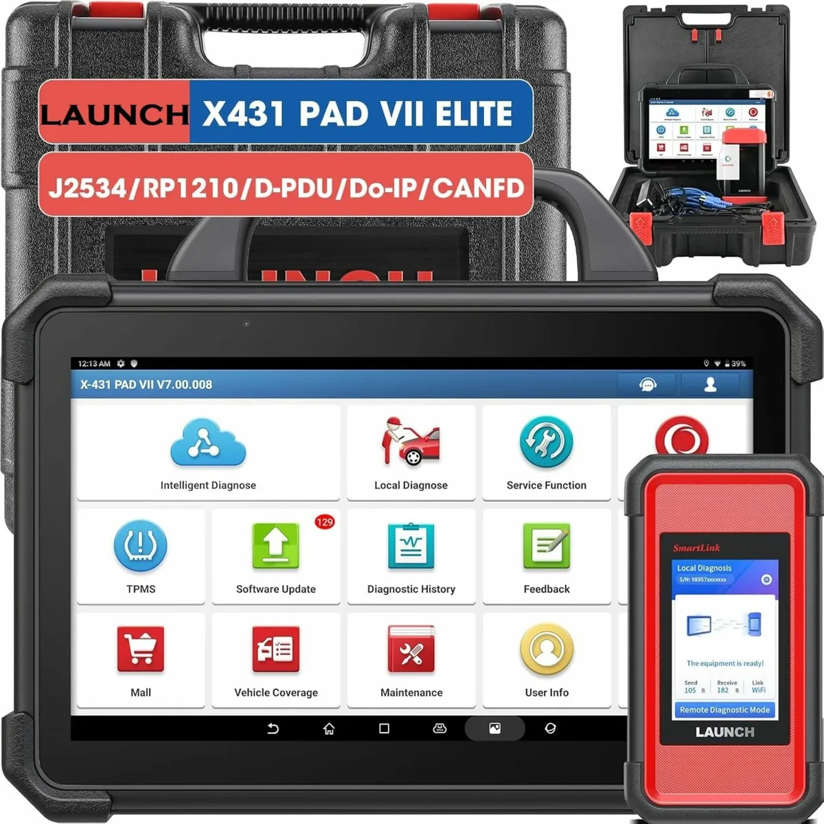 Launch X431 PAD 7 (VII) Elite Diagnostic Computer - Image 1