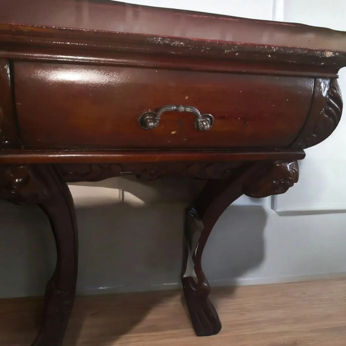 Antique walnut table - Image 3