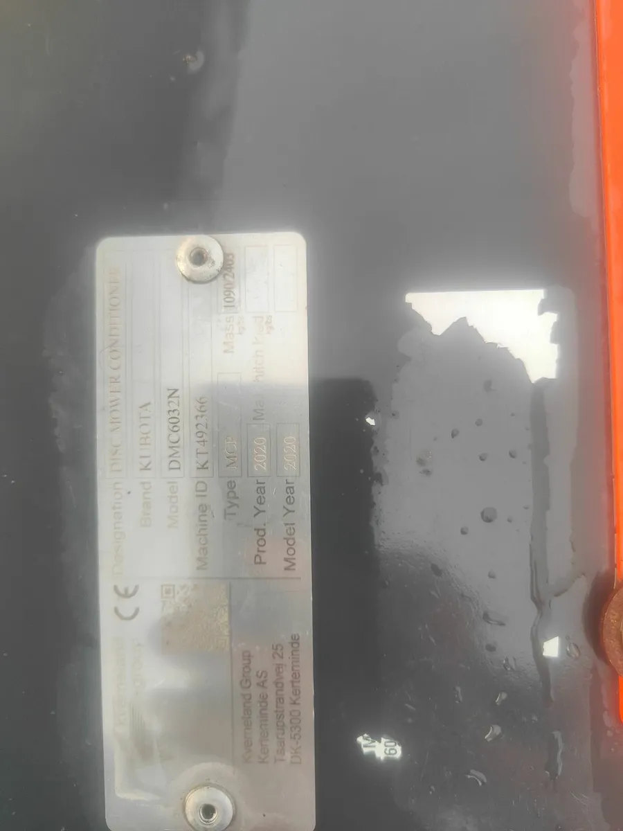 Kubota DMC6032 mower - Image 3