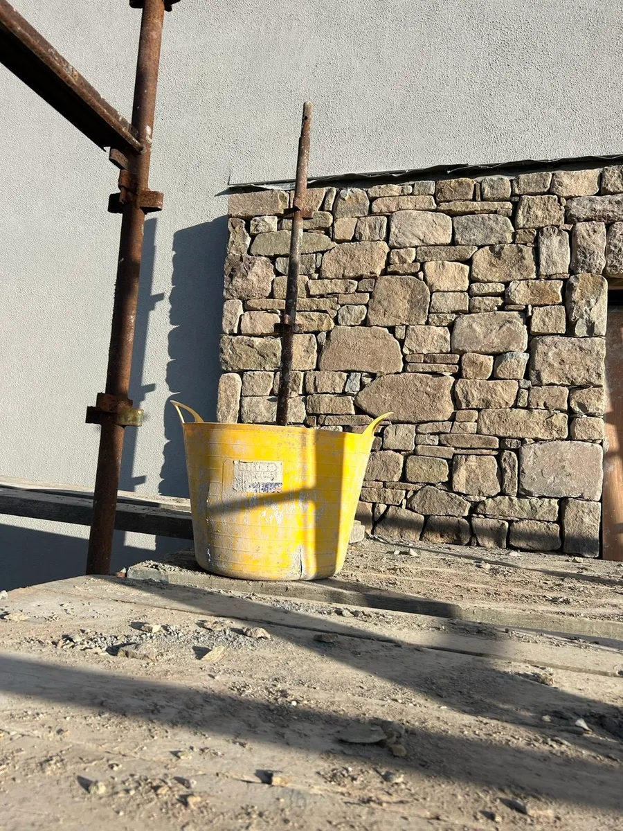 Old Salvage Brown Fieldstone Building Stone - Image 1