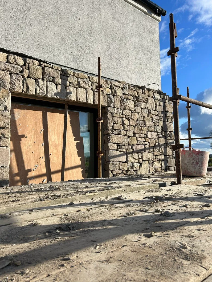 Old Salvage Brown Fieldstone Building Stone - Image 2