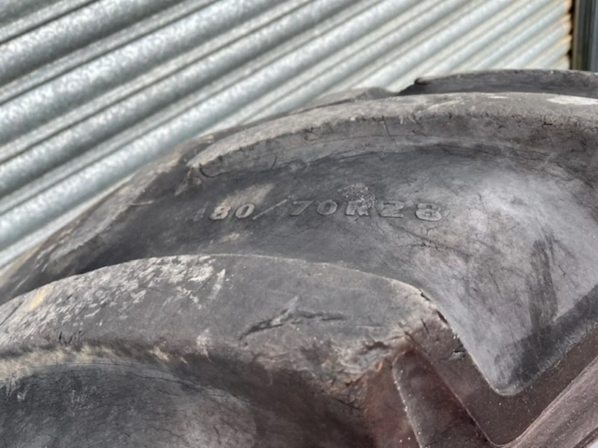 480-70-28 Goodyear Tyres on MF Wheels - Image 3