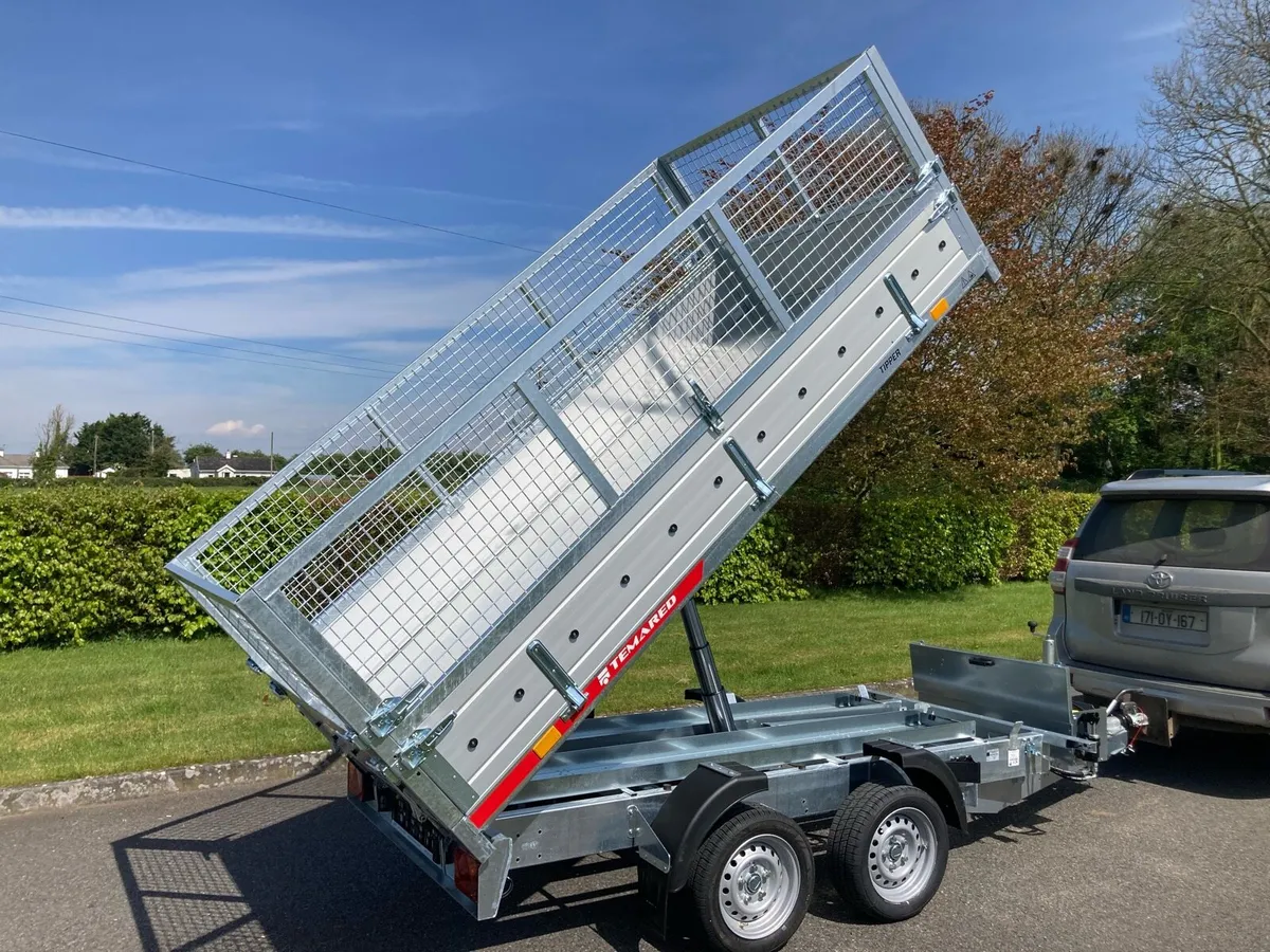 New Temared 10x5 electric tipping trailer - Image 2