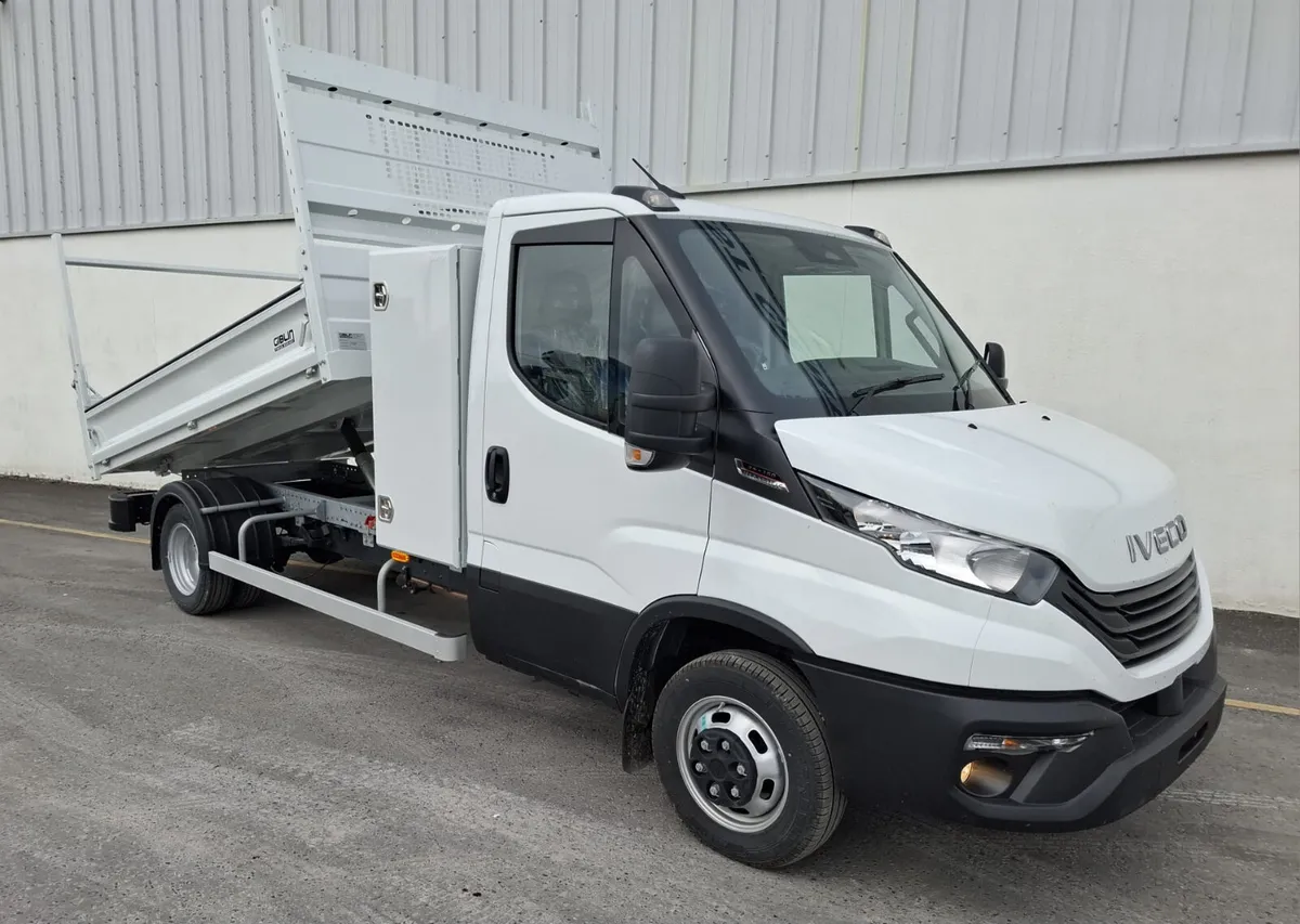 Iveco Daily 3.5ton tipper and toolbox in stock - Image 1
