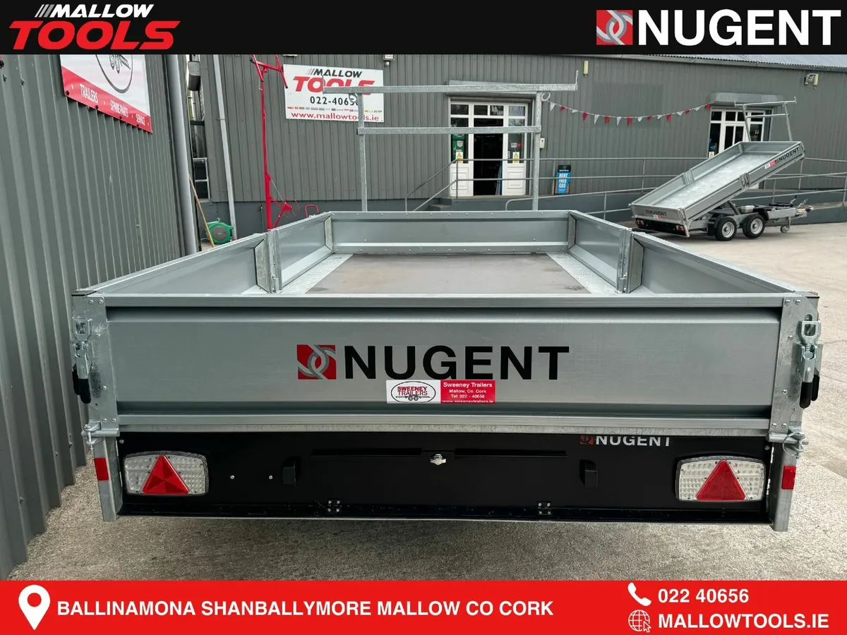 Nugent Flatbed 12ft 2'' x 6ft 7'' Twin Axle c/w Dr - Image 4
