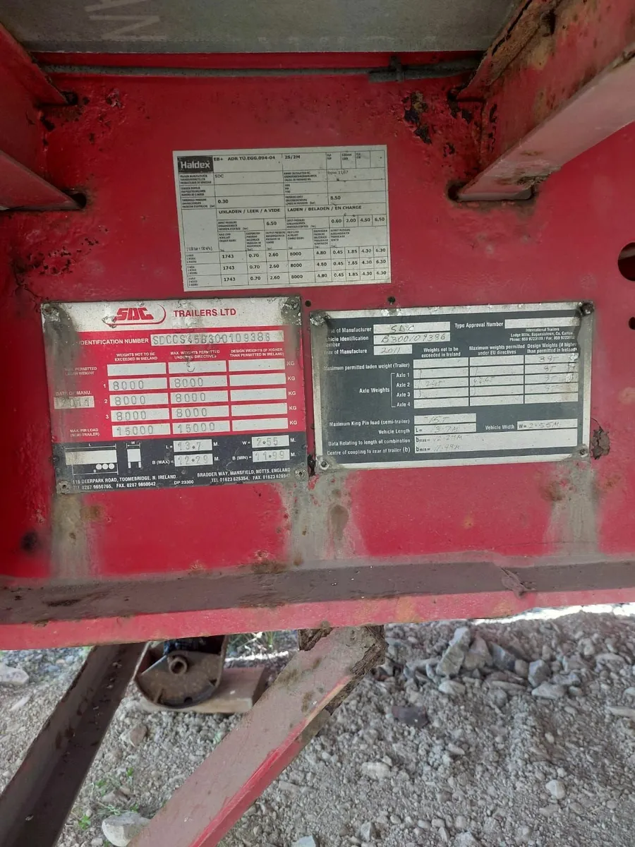 2011 Curtainsider Trailer for sale - Image 2