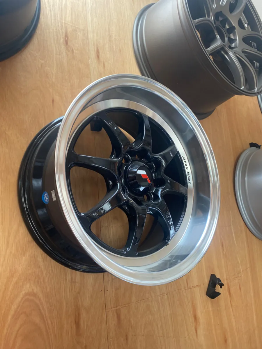 Japan racing TF2 15” alloy wheels - Image 1