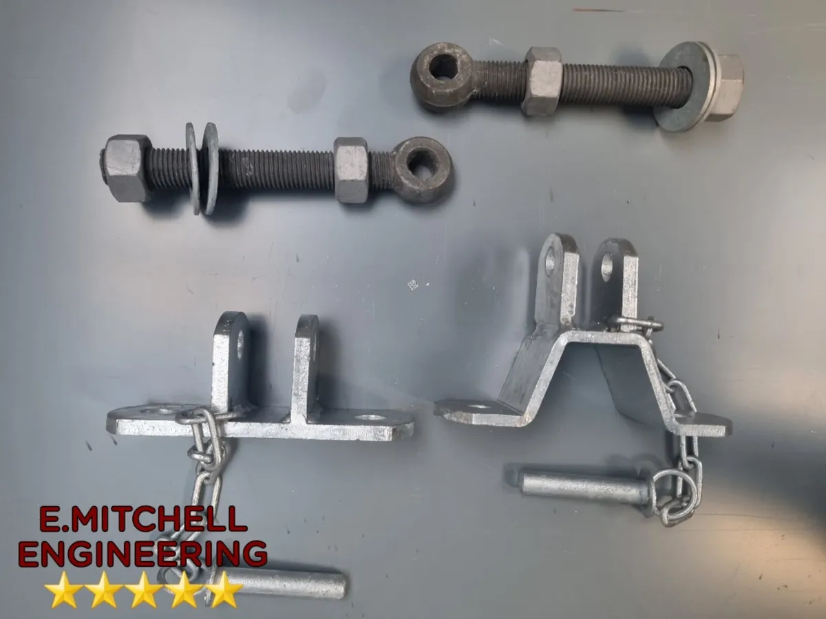 Gate hangers and eye bolts. - Image 1