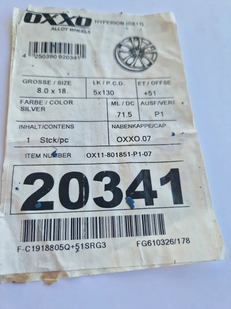 Alloy Wheels with tires - Image 3