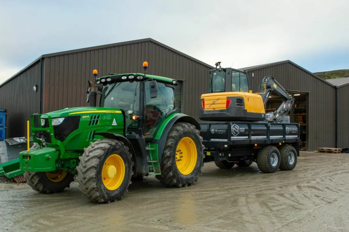 Numac 12T Dropside Tipping Trailer NEW - Image 1