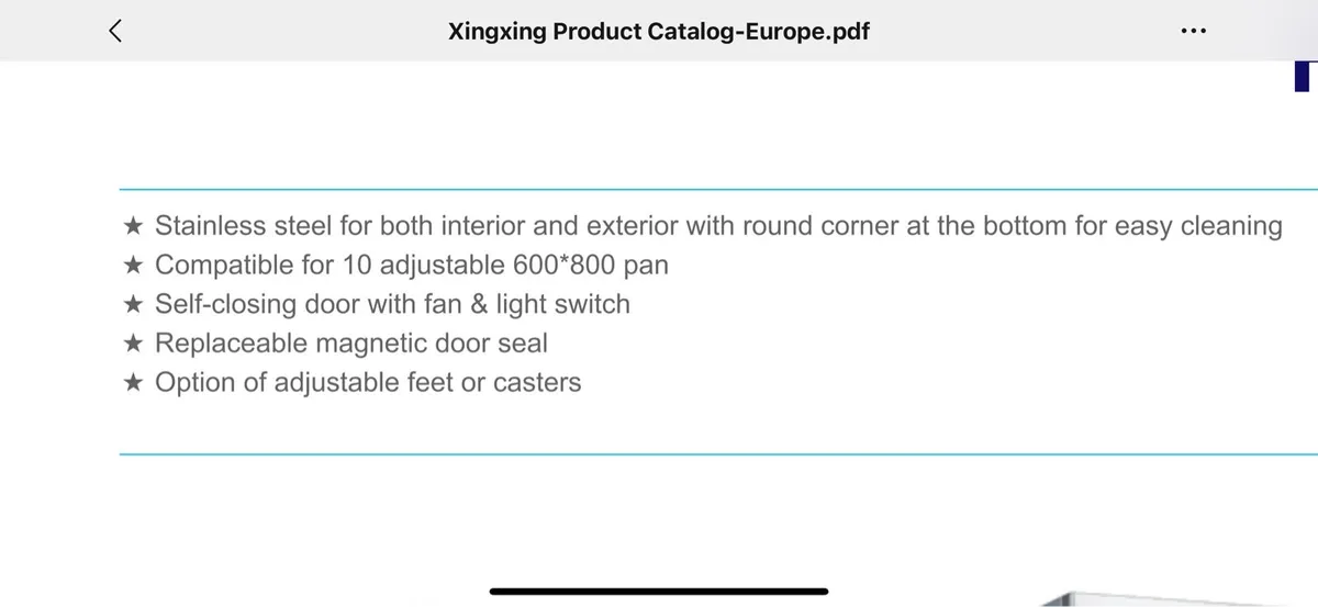New frostac upright large bakery  fridge - Image 3