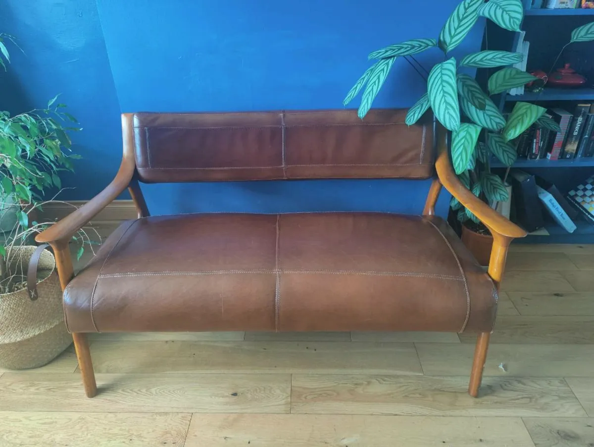 2 seater mid century sofa - Image 1