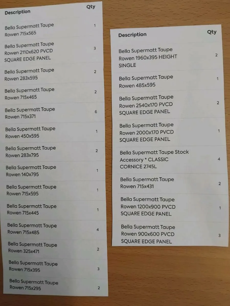 Kitchen doors & accessories - Image 1