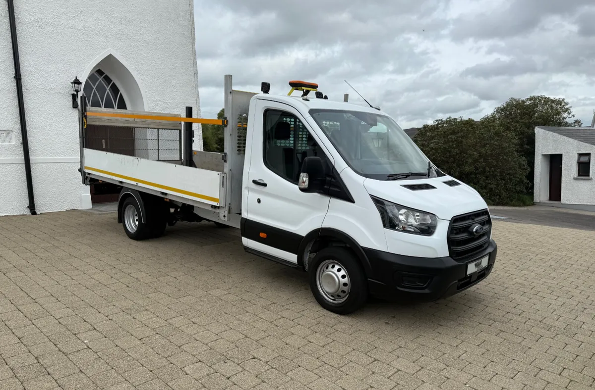 2022 Ford Transit 350 TwinWheel Dropside Taillift - Image 1