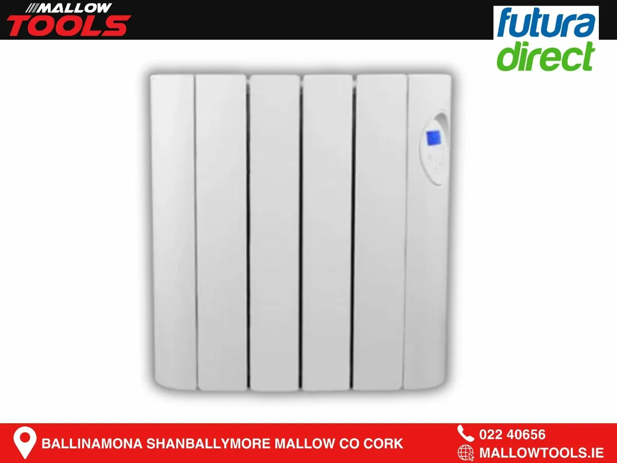 Futura Eco 600w Aluminium Oil Filled Electric Rad - Image 1