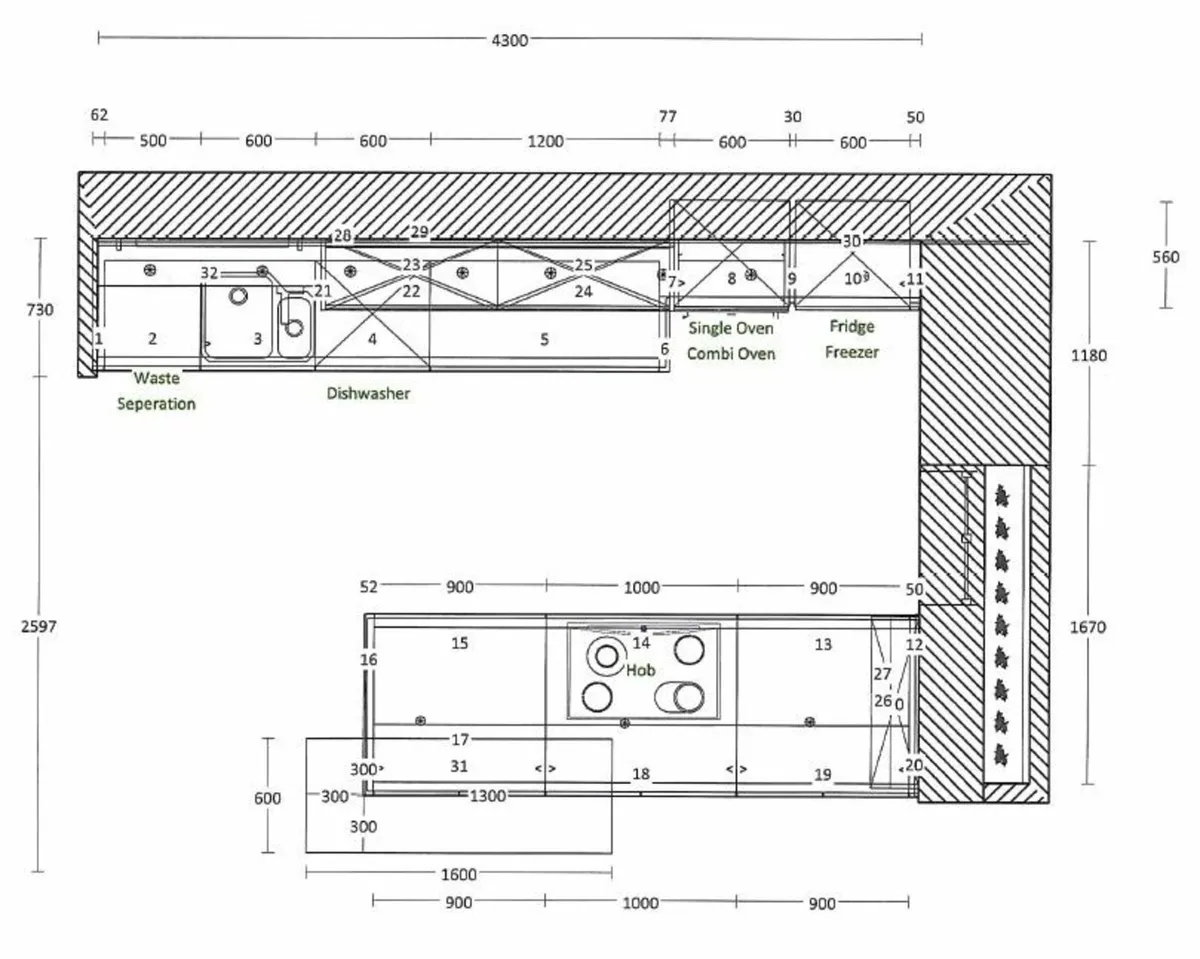 Kube Kitchen Ex Display - Image 4