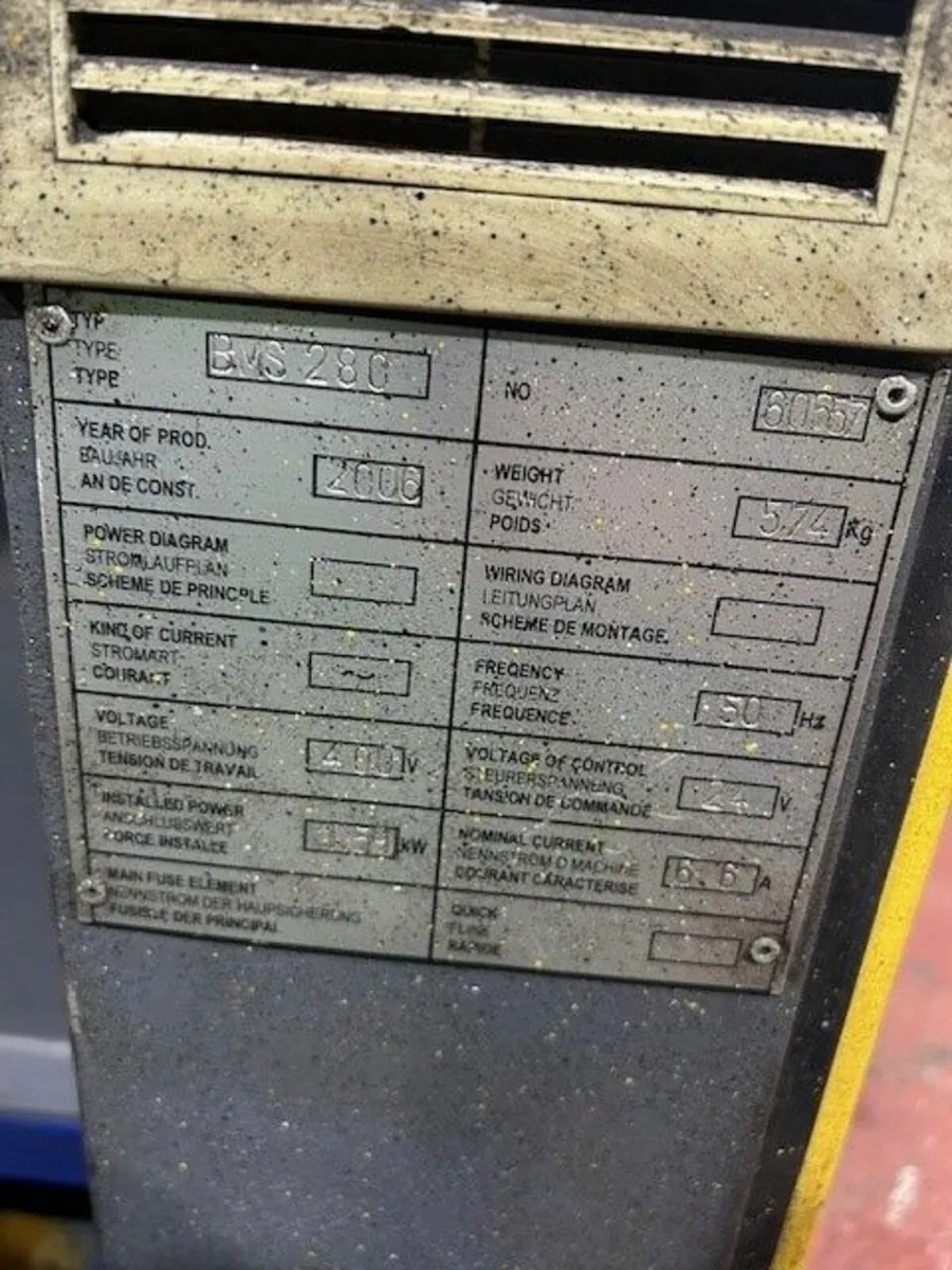 ADDISON BMS 280 BANDSAW - Image 2