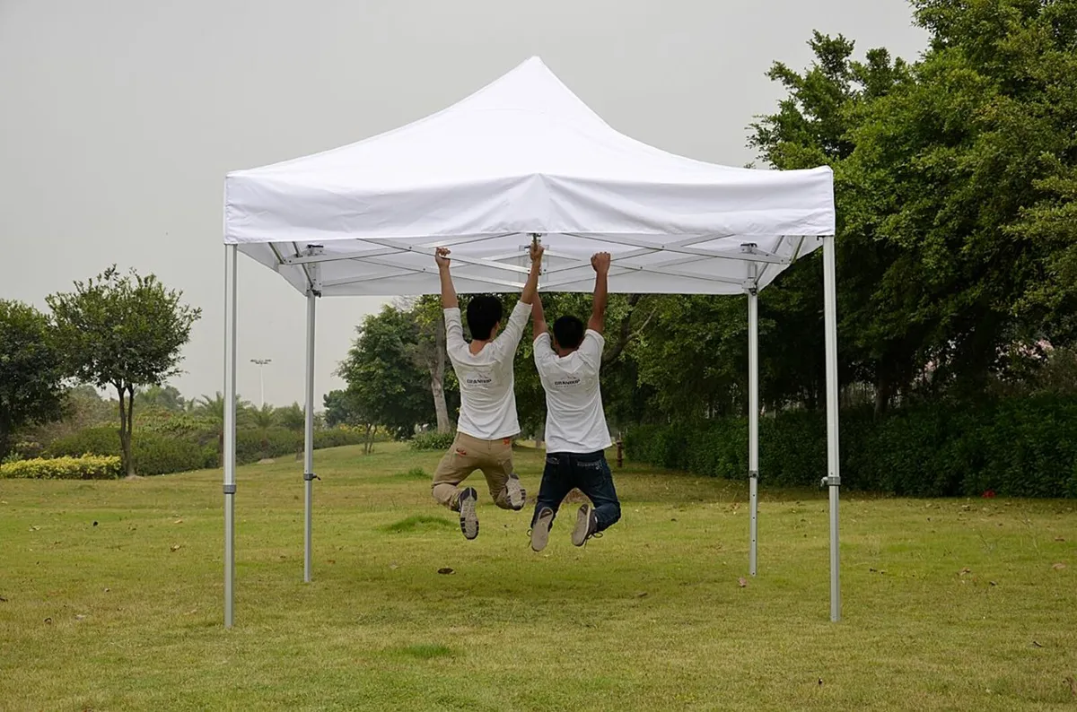 3x3m  Pop UP Gazebo Alu50Hex PRO Industrial - Image 1