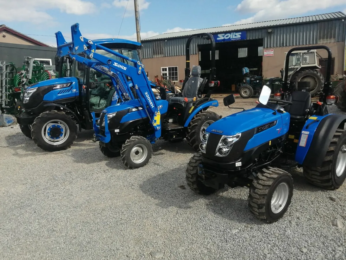 new compact solis tractors from 16 hp to 50 hp - Image 1