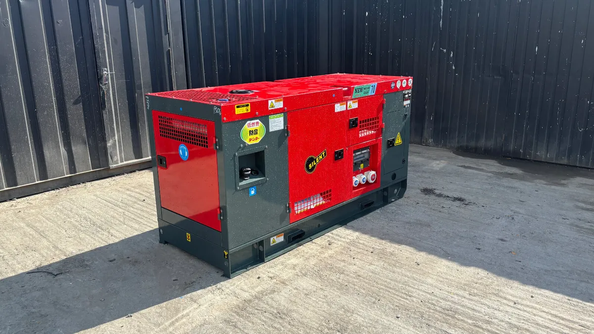 New and Unused 70kVa Silent Generator - Image 1