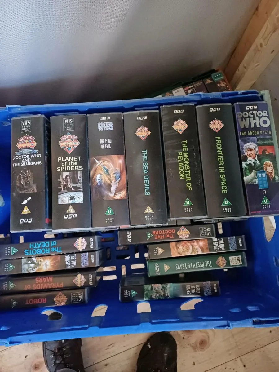 Old Collectible Doctor Who VHS Cassettes - Image 3