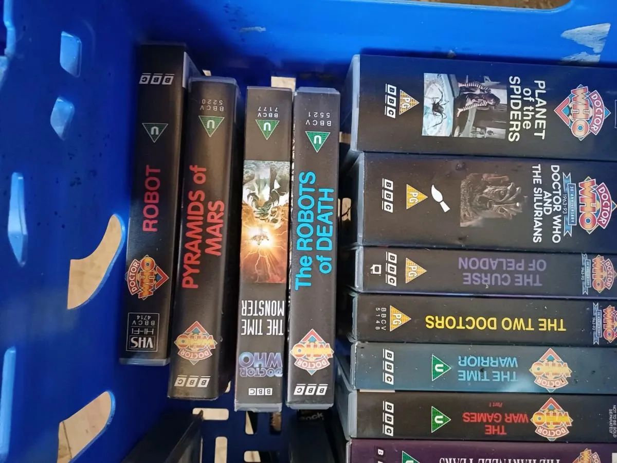 Old Collectible Doctor Who VHS Cassettes - Image 4