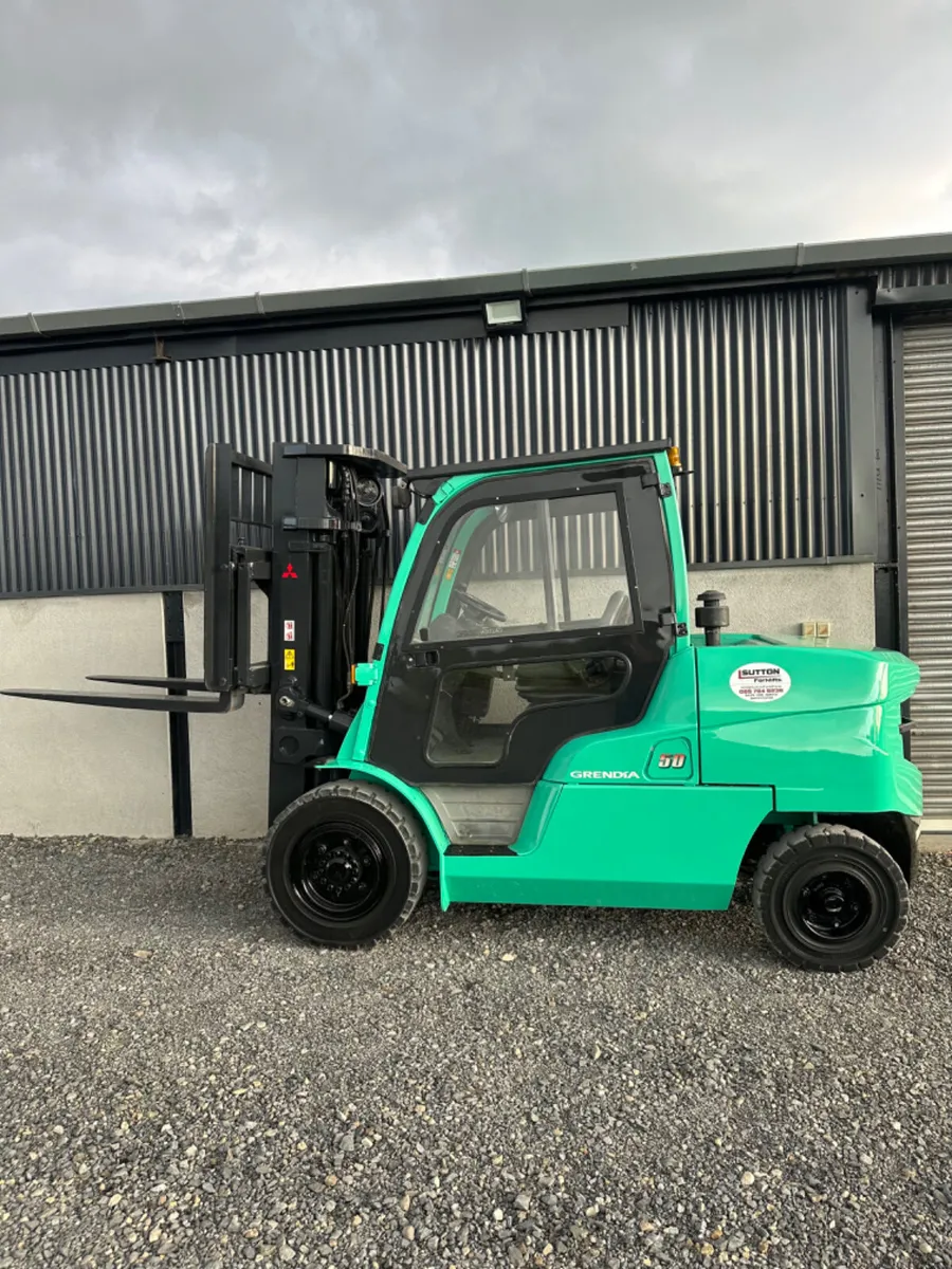 2015 Mitsubishi 5 Ton Forklift Container Mast - Image 4