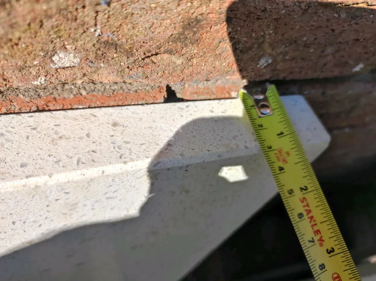 Quartz worktop white - Image 3