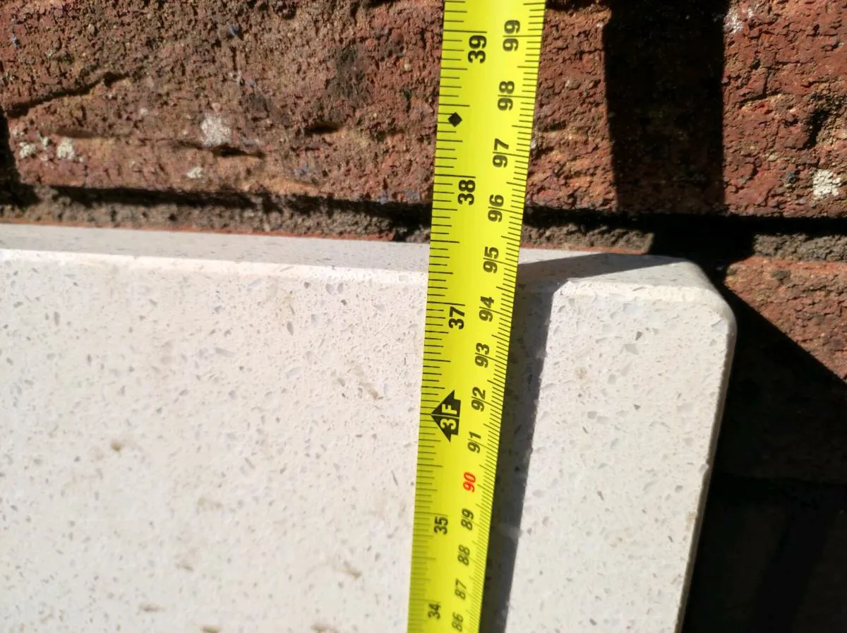 Quartz worktop white - Image 4